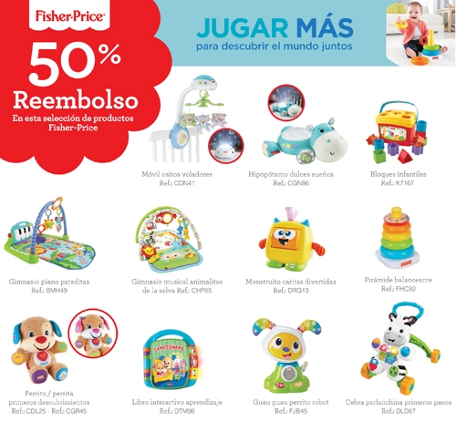 Productos promoción Fisher-Price