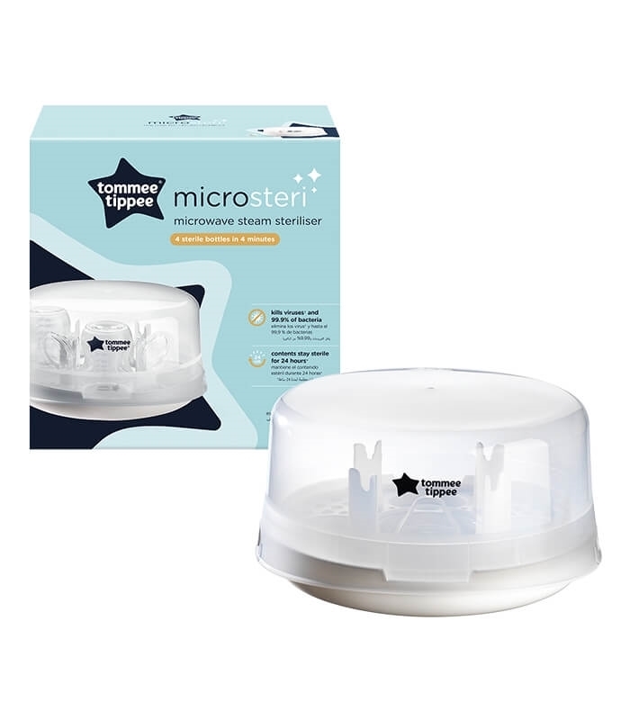 Esterilitzador microones al vapor de Tommee Tippee