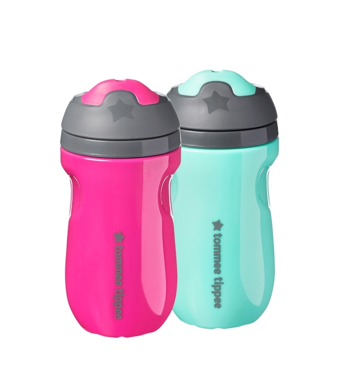 Tommee Tippee Cups Insulated Sippee x2 Pink and Mint