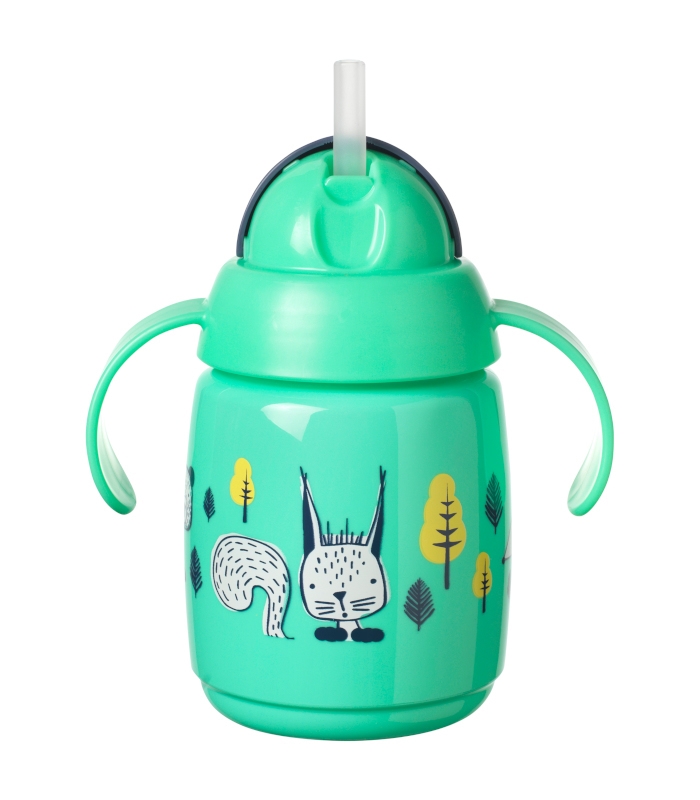 Tommee Tippee Cups Trainer Straw 300ml Green