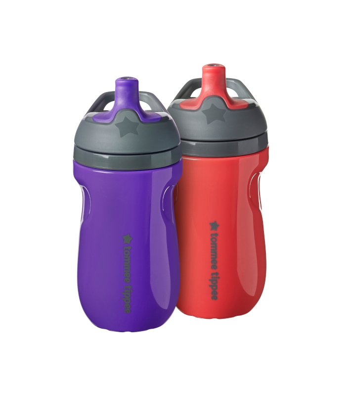 Tommee Tippee Cups Insulated Sportee x2 Purple Raspberry