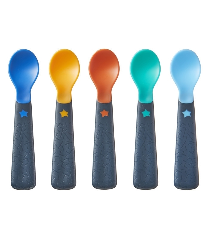 Tommee Tippee Easigrip Feeding Spoon x5