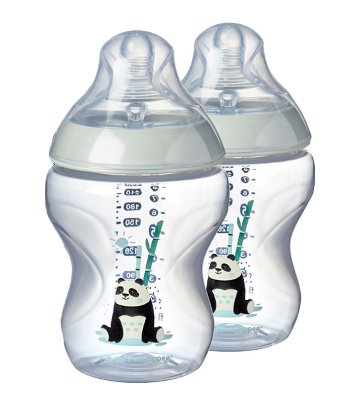 Bottles Closer to Nature Tommee Tippee 260 ml Decorated Panda (2 pcs)