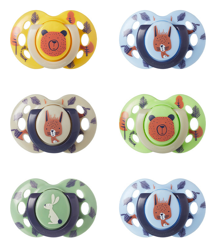 Tommee Tippee Pacifiers Fun 6x 06-18